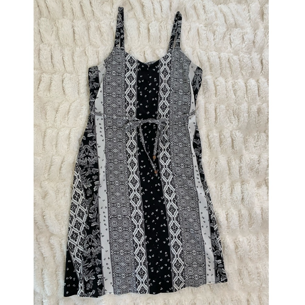 Motherhood Maternity Black & White Mini Dress